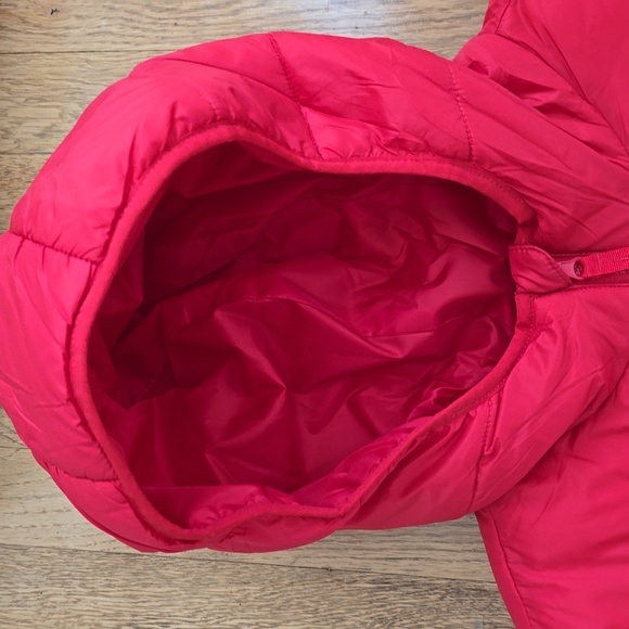 THEREABOUTS GIRLS "PACKABLE" RED WINTER COAT SIZE LARGE 14/16 - Picture 14 of 16